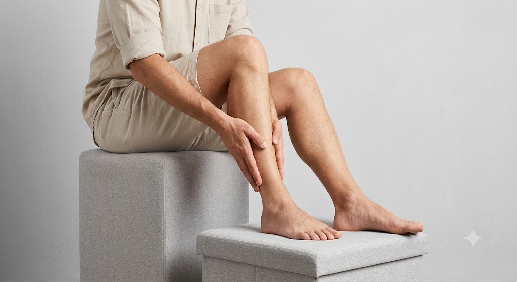Limited movement due to gout